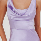 Lainy Cowl Bust Maxi Dress Lilac