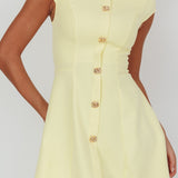 Rebel Cap Sleeve Mini Dress Butter