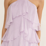 Darylyn Tiered Ruffle Maxi Dress Lilac