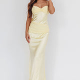 Arizona Sunset Criss-Cross Bow Back Dress Yellow