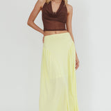 Daysun Gathered Panel Maxi Skirt Butter