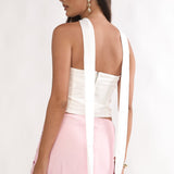 Avelyn Sequin Mini Skirt Floral Pink
