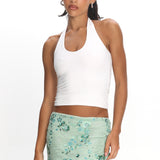 Avelyn Sequin Mini Skirt Floral Mint