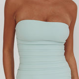 Luna Sol Reverse Halter Maxi Dress Mint