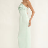 Fleur Sky Strapless Pleat Bust Maxi Dress Mint