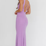 Daly Waist Sash Maxi Dress Lilac