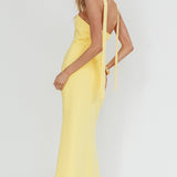 Selora Strapless Ruffle Maxi Dress Butter