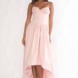 I'm Yours High-Low Hem Maxi Dress Pink