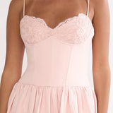 I'm Yours High-Low Hem Maxi Dress Pink