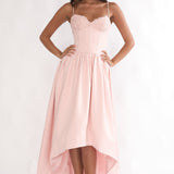 I'm Yours High-Low Hem Maxi Dress Pink
