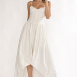 I'm Yours High-Low Hem Maxi Dress White