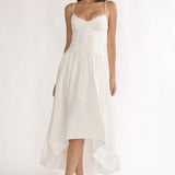 I'm Yours High-Low Hem Maxi Dress White