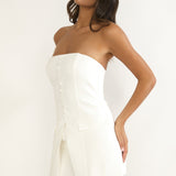 Ilara A-Line Mini Skirt White