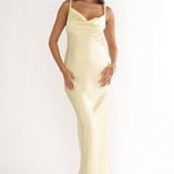 Limelight Luxe Triple Strap Back Maxi Dress Butter
