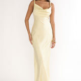Limelight Luxe Triple Strap Back Maxi Dress Butter