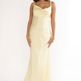 Limelight Luxe Triple Strap Back Maxi Dress Butter