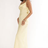 Limelight Luxe Triple Strap Back Maxi Dress Butter
