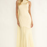 Veyla Shoulder Sash Maxi Dress Butter