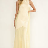 Veyla Shoulder Sash Maxi Dress Butter