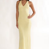 Introductions Knit Sequin Maxi Dress Butter