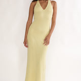 Introductions Knit Sequin Maxi Dress Butter