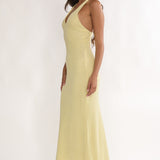 Introductions Knit Sequin Maxi Dress Butter