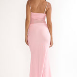 Stara Knot Accent Maxi Dress Blush