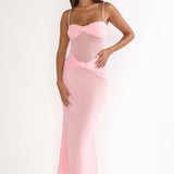 Stara Knot Accent Maxi Dress Blush