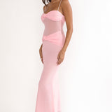 Stara Knot Accent Maxi Dress Blush