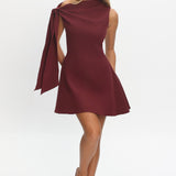 It’s A Match Mini Dress Burgundy