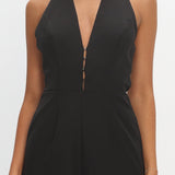 Enlighten Halterneck Jumpsuit Black