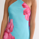 Risha Scarf Maxi Dress Lily Hot Pink