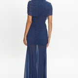 Saoirse Draped Maxi Dress Navy