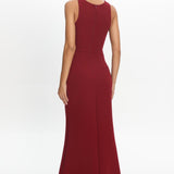 Antwerp Cut-Out Bust Maxi Dress Plum