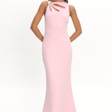 Antwerp Cut-Out Bust Maxi Dress Pink