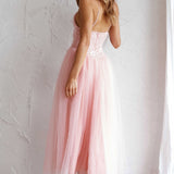 Novoli Floral Embroidery Midi Dress Blush