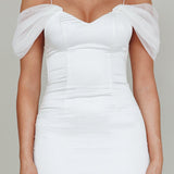 Keila Off-Shoulder Maxi Dress White