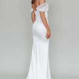 Keila Off-Shoulder Maxi Dress White