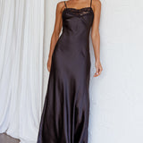 East Coast Lace Bust Midi Dress Black
