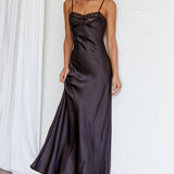 East Coast Lace Bust Midi Dress Black