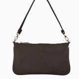Peta And Jain Layla Mini Flat Shoulder Bag Chocolate