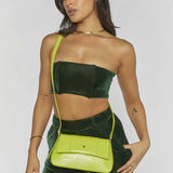 Peta And Jain Lexy Panelled XBody Bag Apple