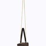 Peta And Jain Delta Shoulder Bag Chocolate
