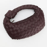 Montreal Woven Crescent Bag Wine