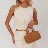 Malinah Bowling Bag Tan