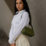 TEN TONES Bruno Baguette Bag Olive