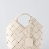 TEN TONES Clementine Woven Mini Tote Cream