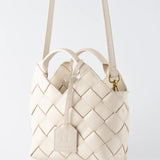 TEN TONES Clementine Woven Mini Tote Cream
