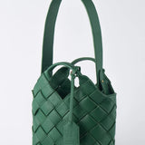 TEN TONES Clementine Woven Mini Tote Green