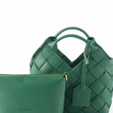 TEN TONES Clementine Woven Mini Tote Green